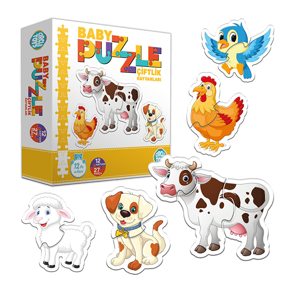 Baby Puzzle Çiftlik Hayvanları