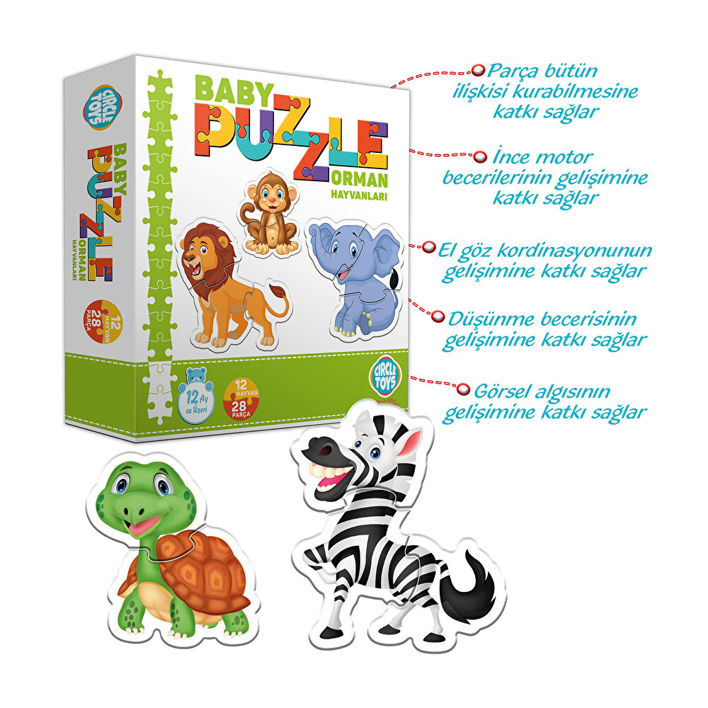 Baby Puzzle Orman Hayvanları