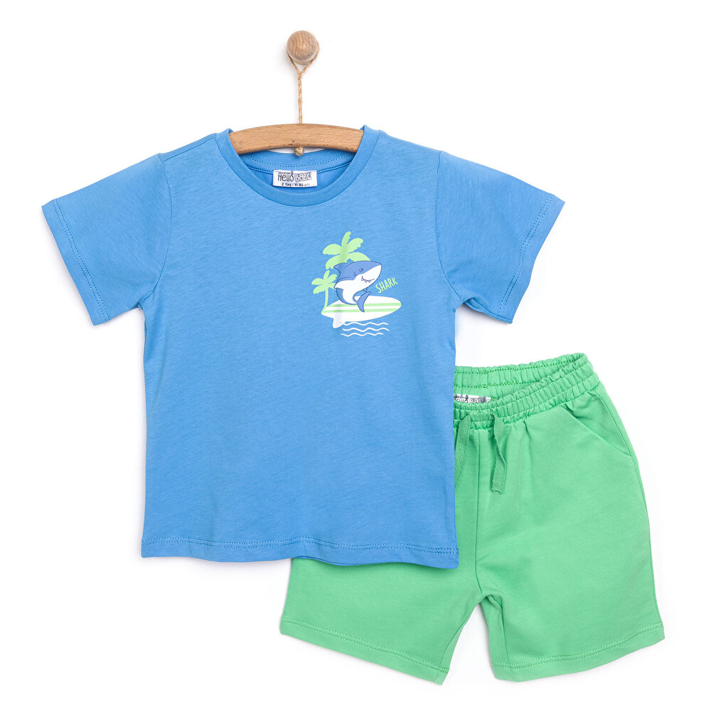 Baby Shark Erkek Tshirt-Şort Erkek Bebek