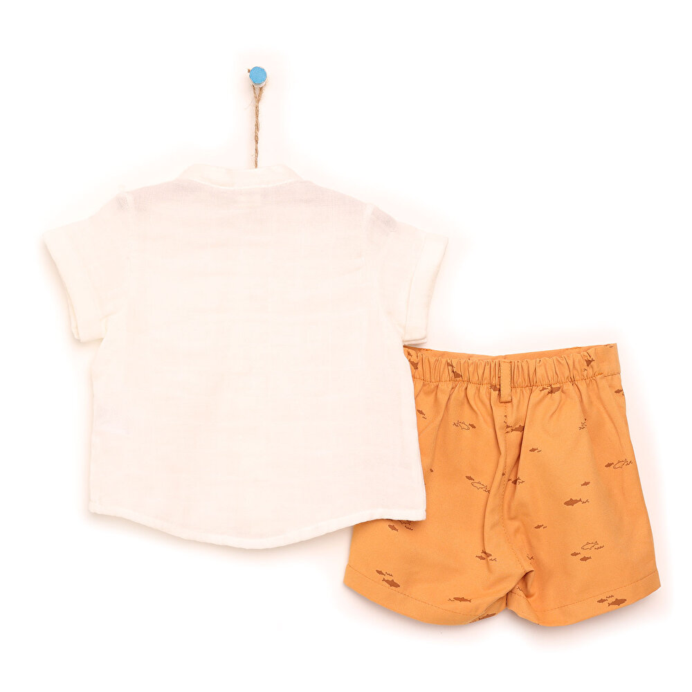 Baby Shark Gömlek - Şort Takım Erkek Bebek