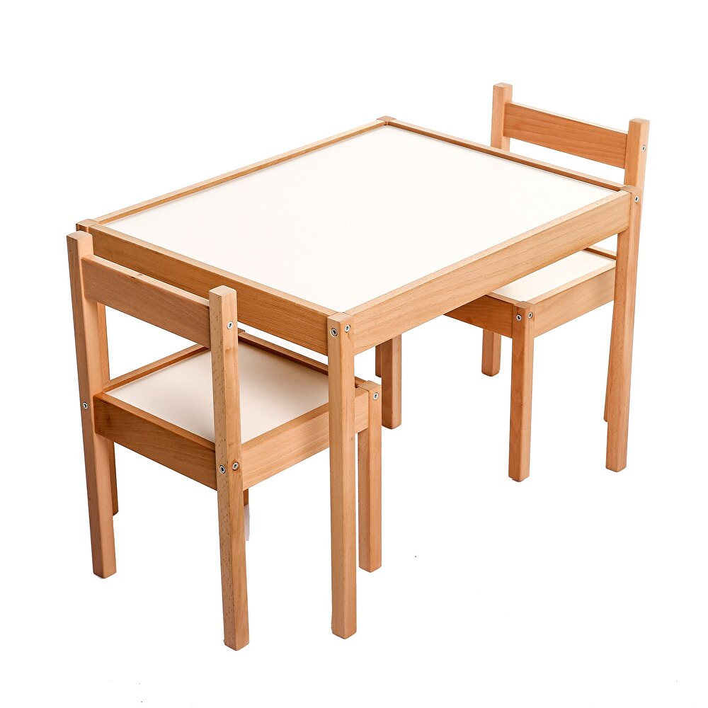 Montessori Ahşap Masa ve Sandalye