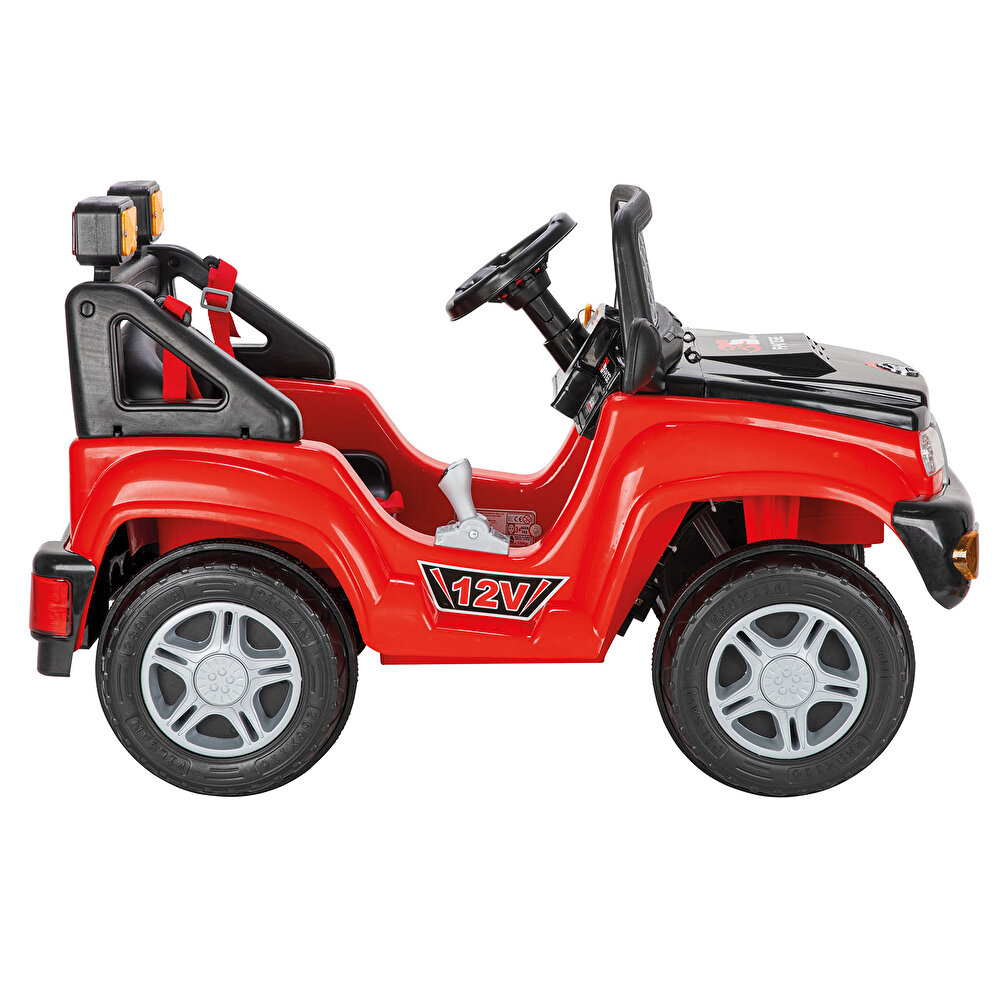 12 V Akülü Araba Uzaktan Kumandalı 4*2  Kırmızı