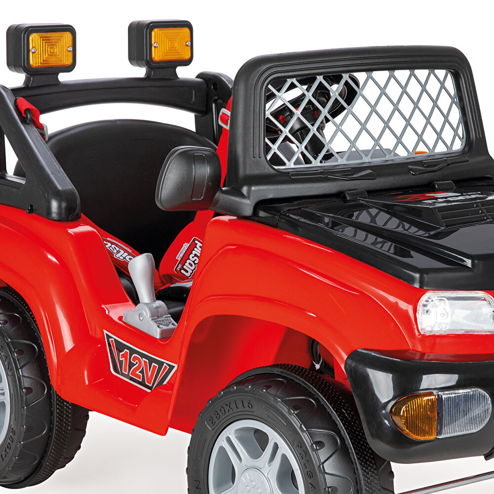 12 V Akülü Araba Uzaktan Kumandalı 4*2  Kırmızı