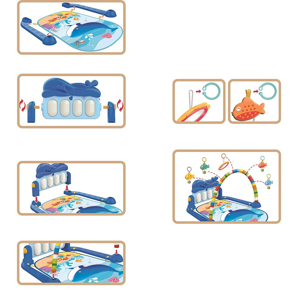 Piyanolu Balina Oyun Halısı