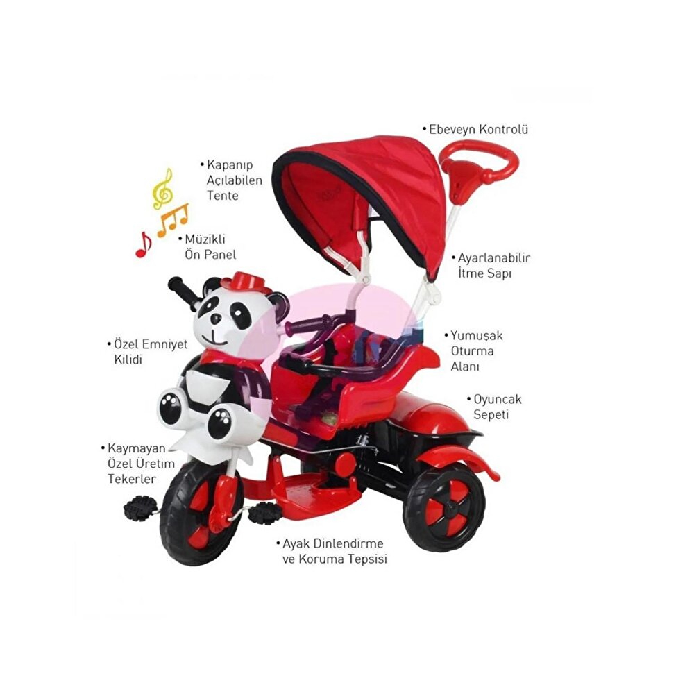 Babyhope 127 Little Panda 3 Tekerlekli Bisiklet