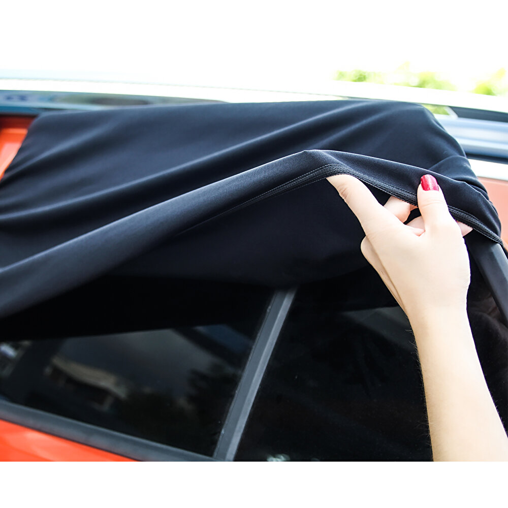 2'li Lastikli Bebek Araba Güneşliği 47x107 cm