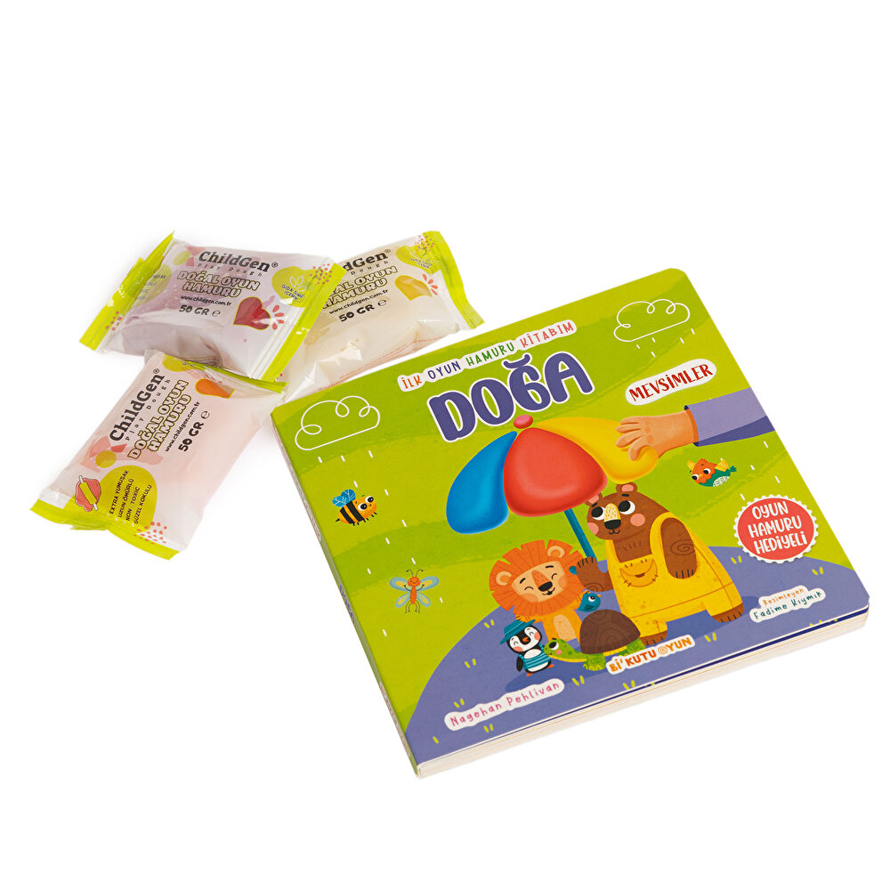 Bahar Aktivite Kitabı ve 3x50gr Hamur Hediyeli