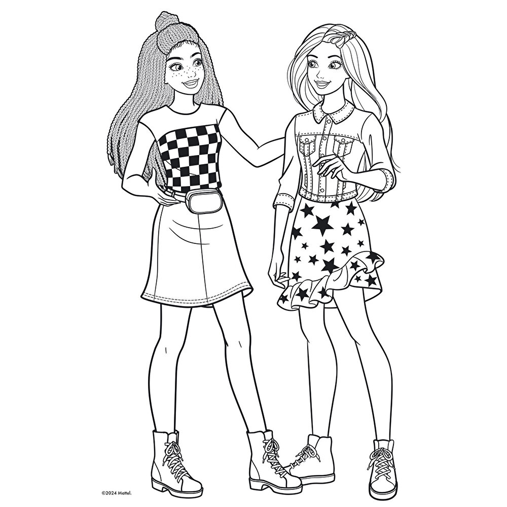 BARBIE 100+ ÇIKARTMA HEDİYELİ BOYAMA KİT