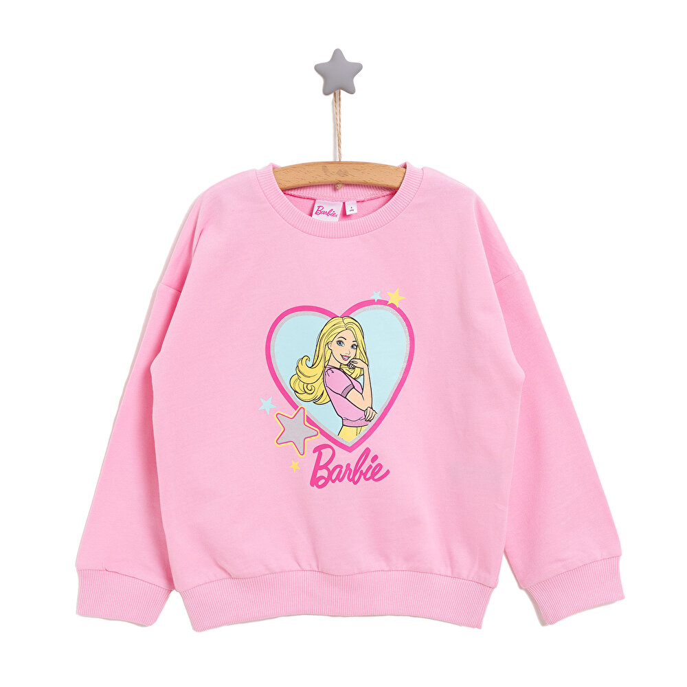 Barbie Kız Sweatshirt Kız Bebek