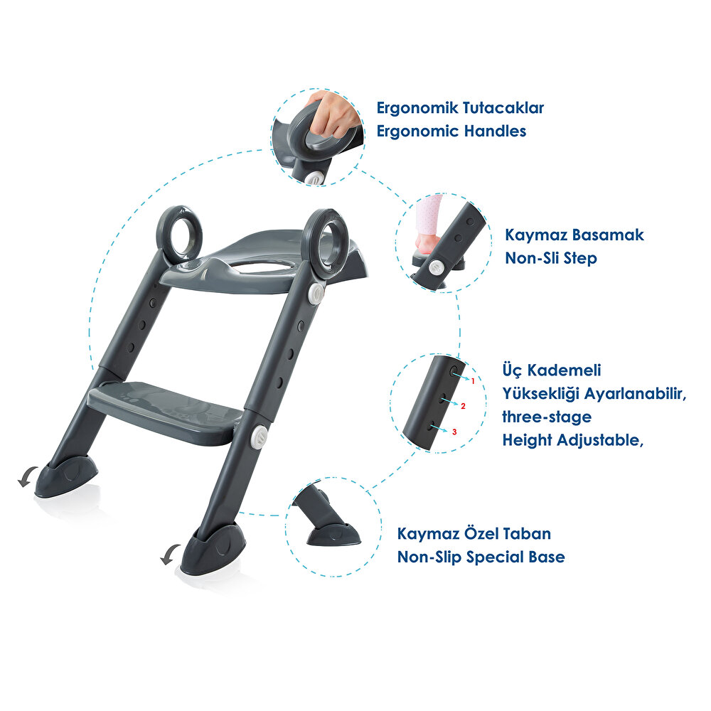 Basamaklı & Katlanır Klozet Adaptörü