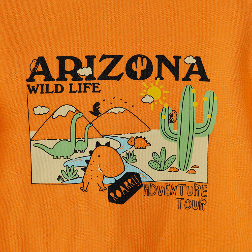 Basic Arizona Baskılı Tshirt Erkek Bebek
