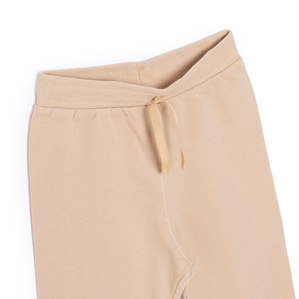 Unisex Eşofman Alt Şardonlu Gri Melanj
