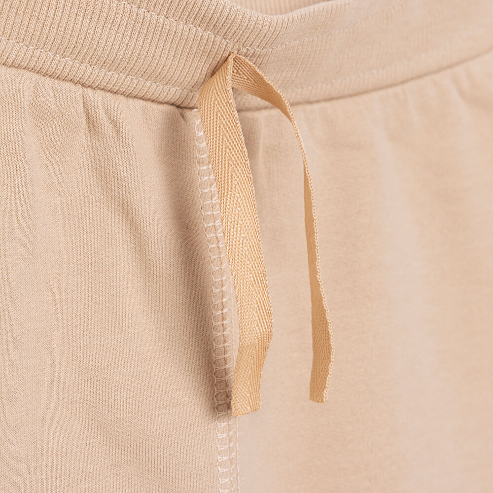 Unisex Eşofman Alt Şardonlu Gri Melanj