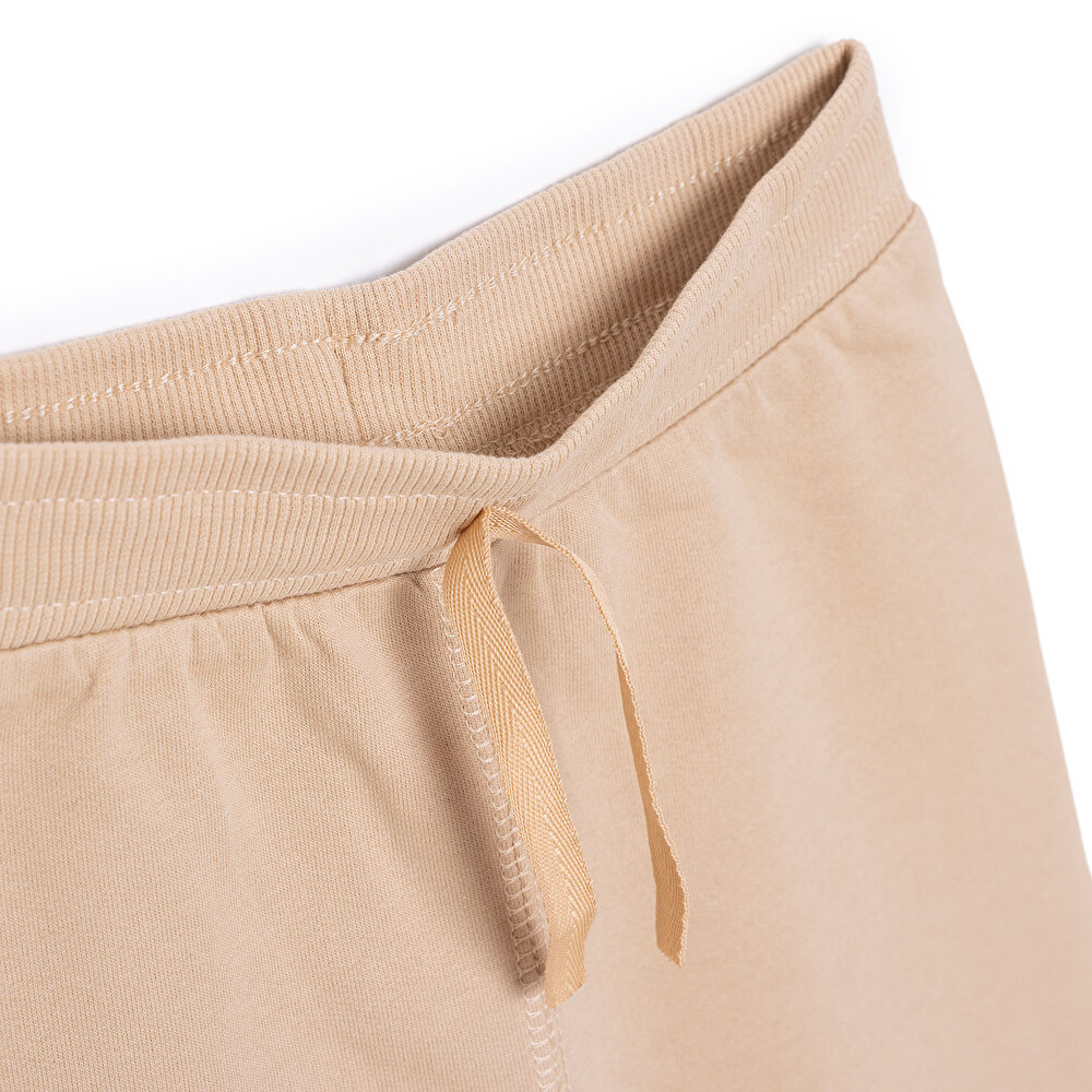 Unisex Eşofman Alt Şardonlu Gri Melanj