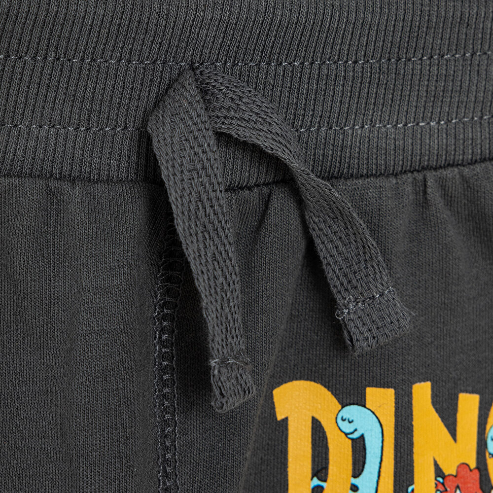 Erkek Bebek Eşofman Alt Basic Şardonlu Ribanalı Paça