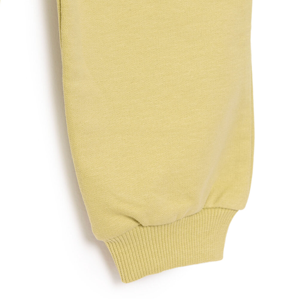 Unisex Bebek Eşofman Alt Basic İki İplik Kumaş Ribanalı Paça