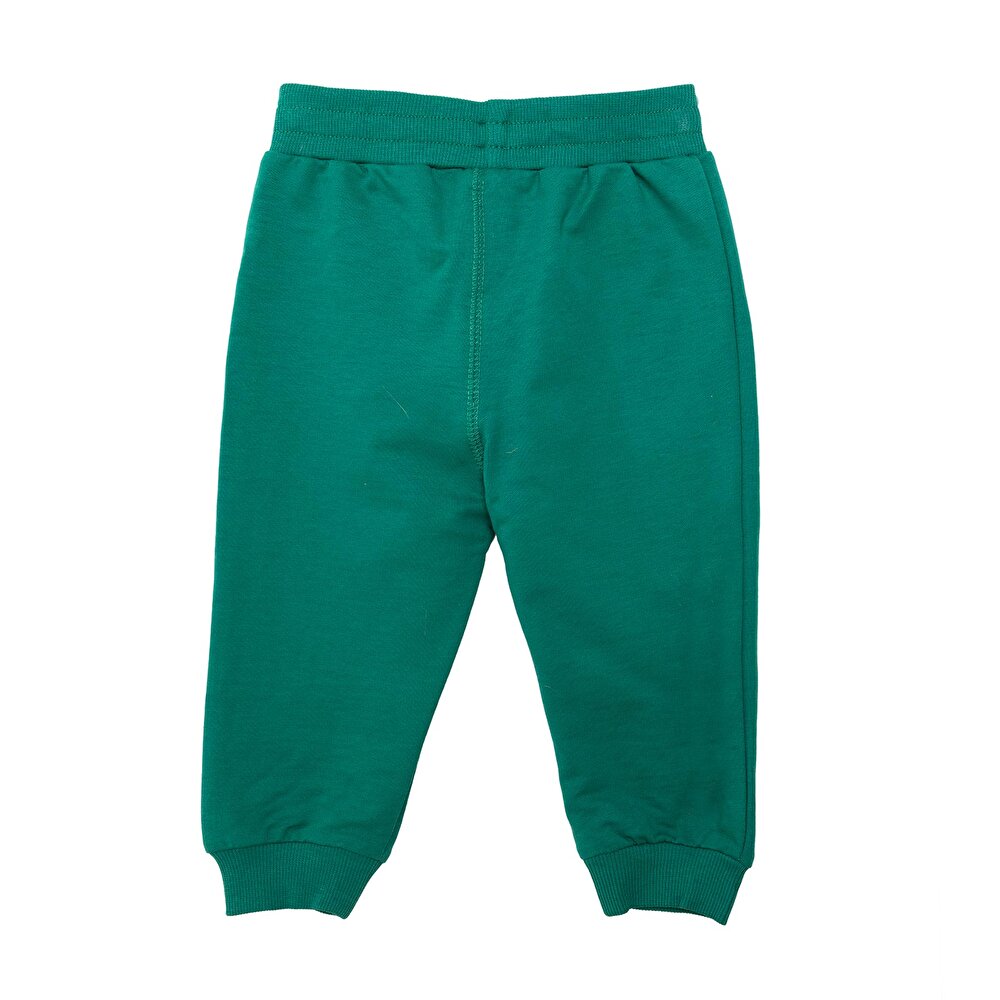 Unisex Bebek Eşofman Alt Basic İki İplik Kumaş Ribanalı Paça