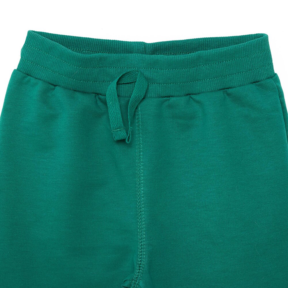 Unisex Bebek Eşofman Alt Basic İki İplik Kumaş Ribanalı Paça