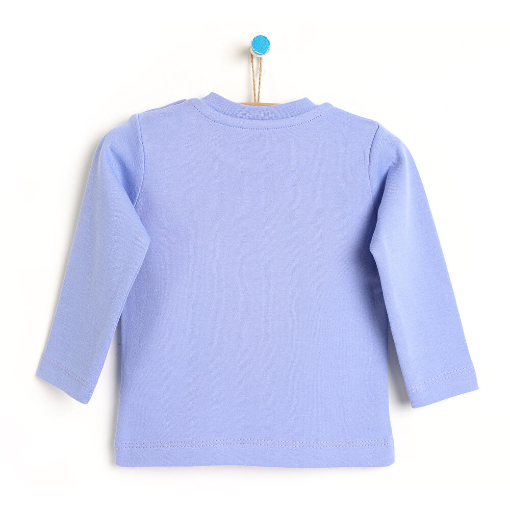 Basic Balıkçı İnterlok Sweatshirt Kız Bebek