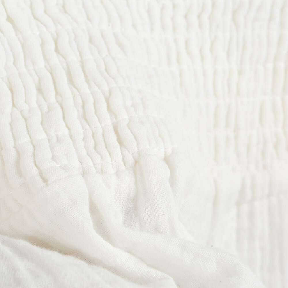 Basic Balon Kollu Poplin Bluz Kız Bebek