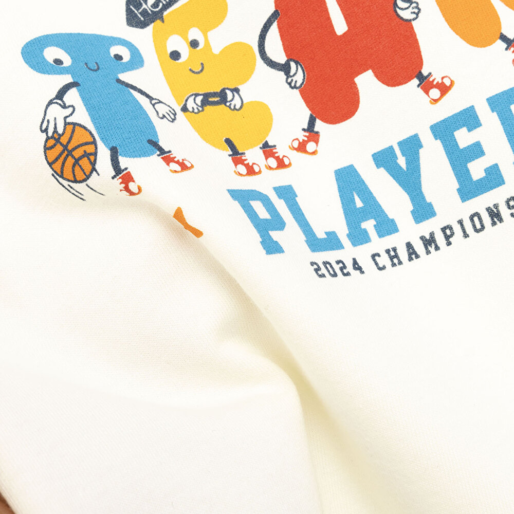 Basic Basketbol Temalı Tshirt Erkek Bebek