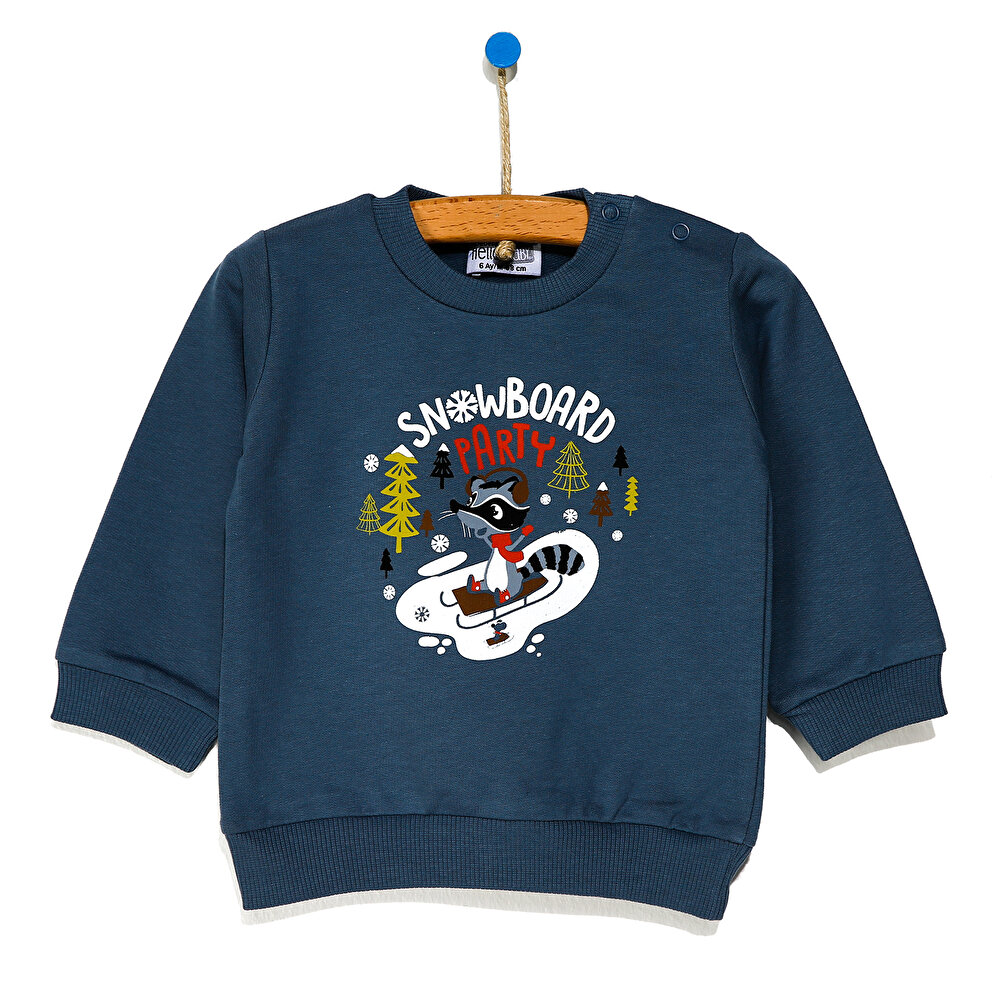 Basic Baskılı Sweatshirt