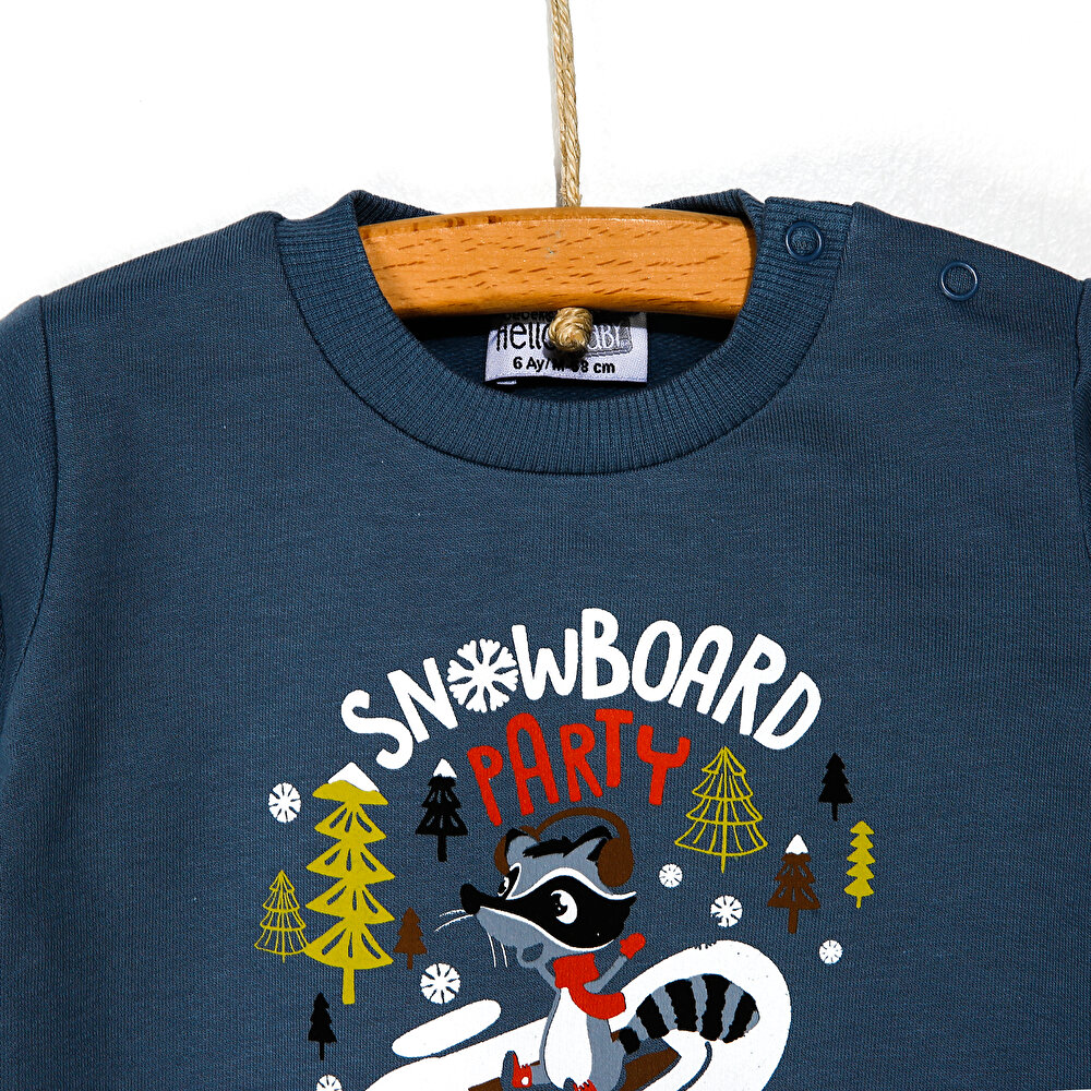 Basic Baskılı Sweatshirt