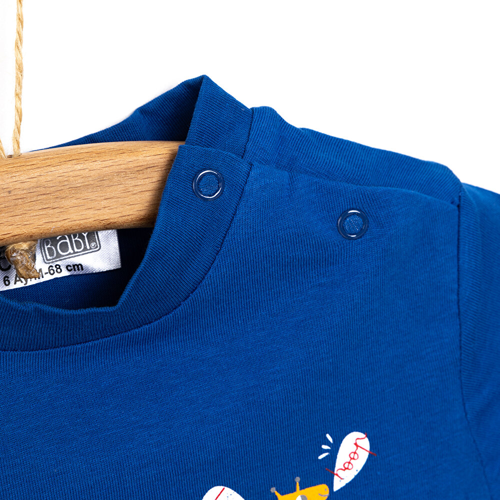 Basic Baskılı Tshirt Erkek Bebek