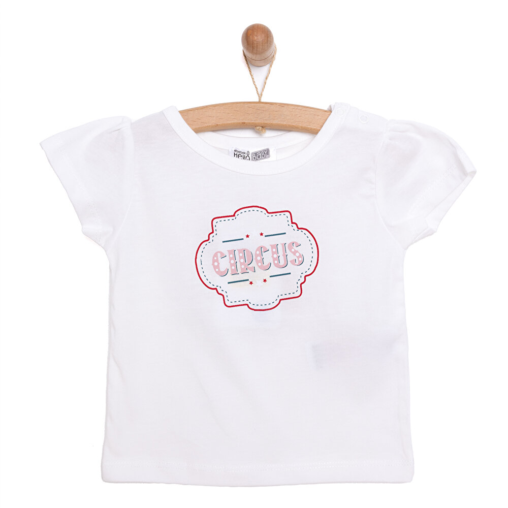 Basic Baskılı Tshirt Kız Bebek