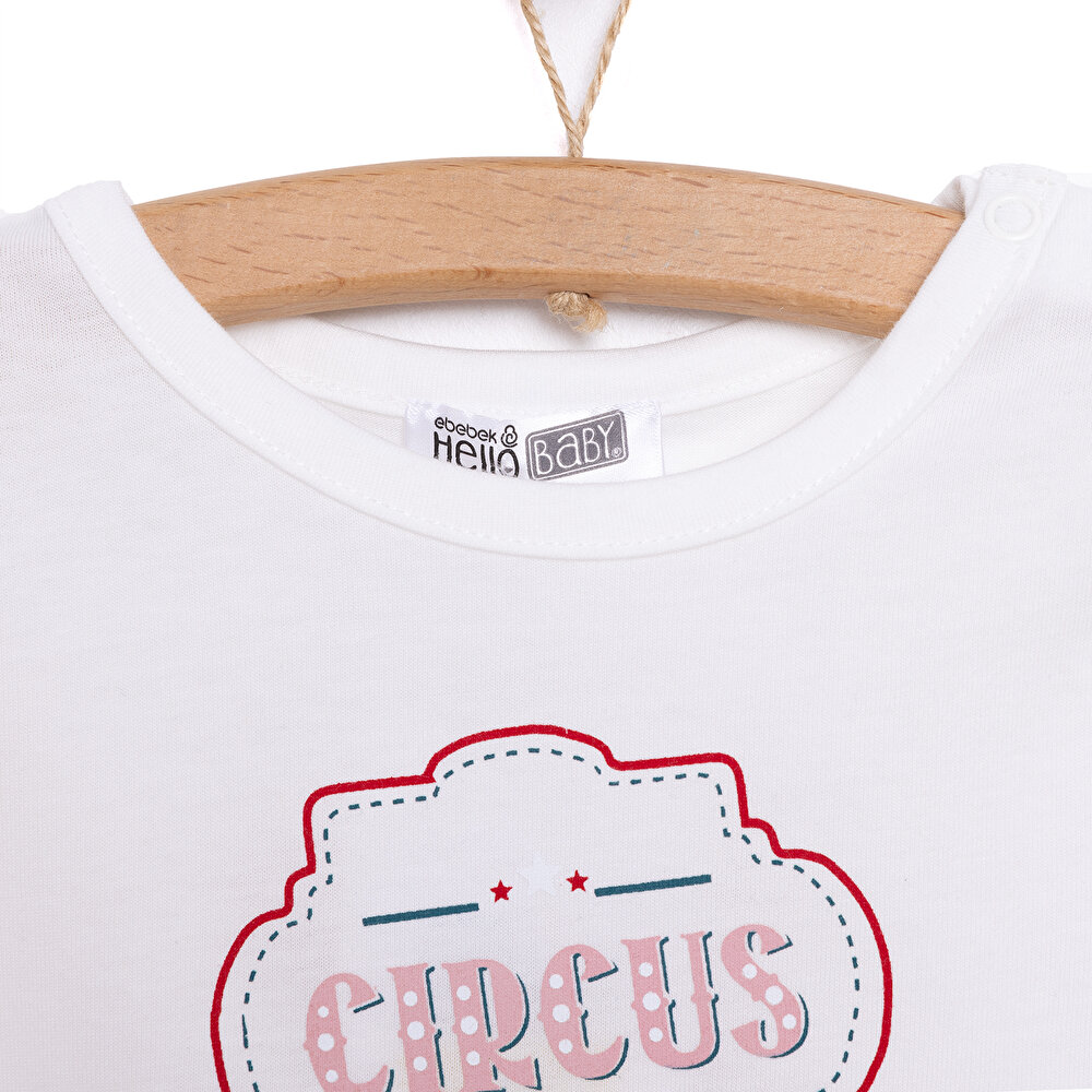 Basic Baskılı Tshirt Kız Bebek