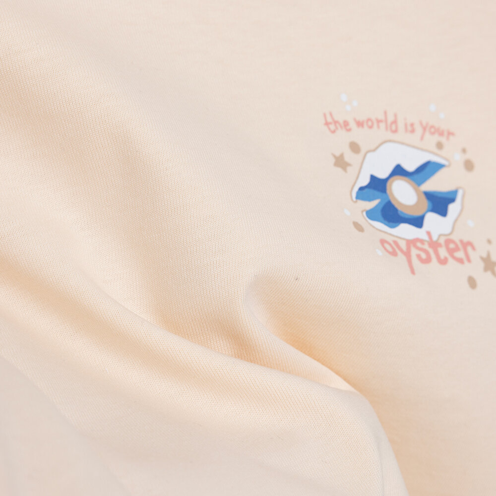 Basic Baskılı Uzun Kol Tshirt Kız Bebek