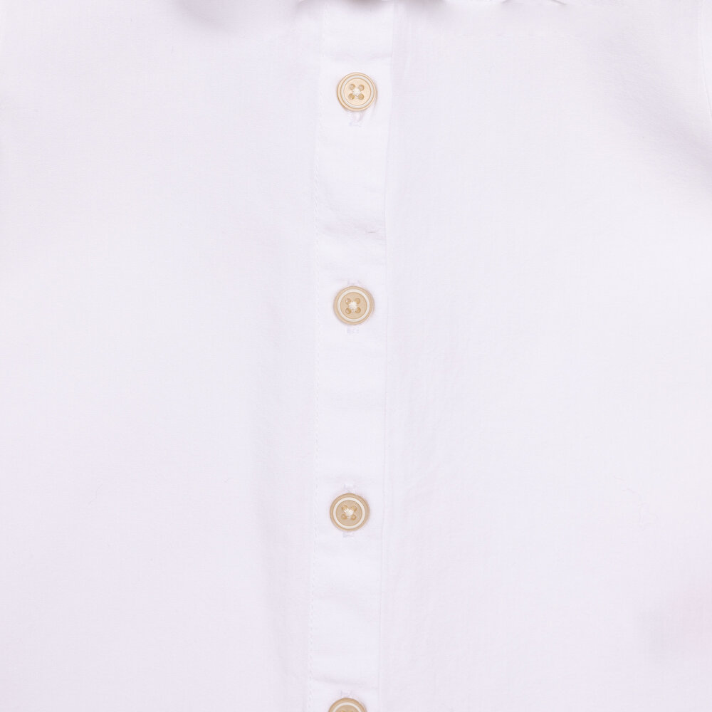 Basic Bebe Yaka Kısa Kol Gömlek Kız Bebek