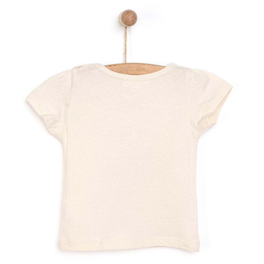 Basic Best Mom Baskılı Tshirt Kız Bebek