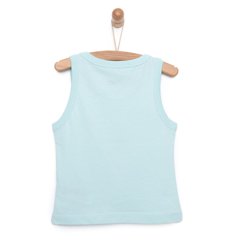 Basic Canavar Baskılı Atlet Tshirt Erkek Bebek