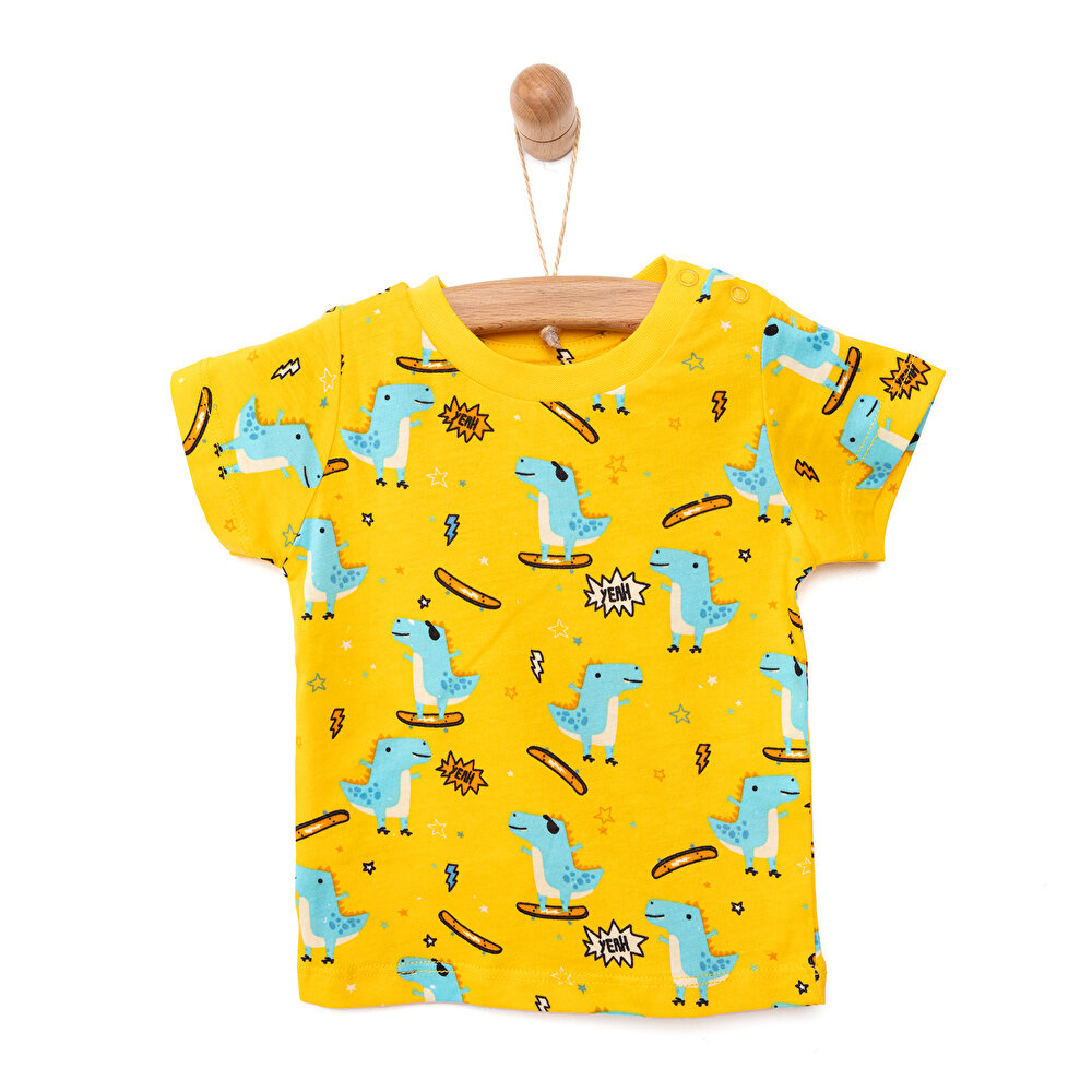 Basic Dinazor Baskılı Tshirt Erkek Bebek