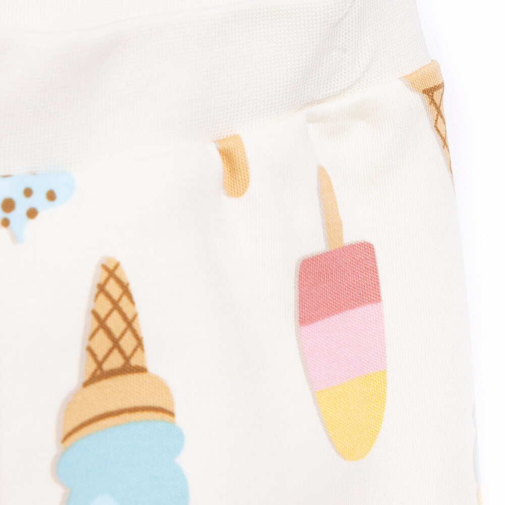 Basic Dondurma Desenli 2li Patiksiz Alt Kız Bebek