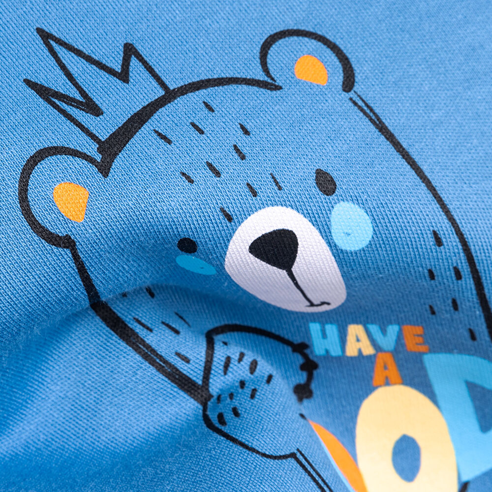 Basic Erkek Ayı Baskılı Eşofman Takımı Erkek Bebek