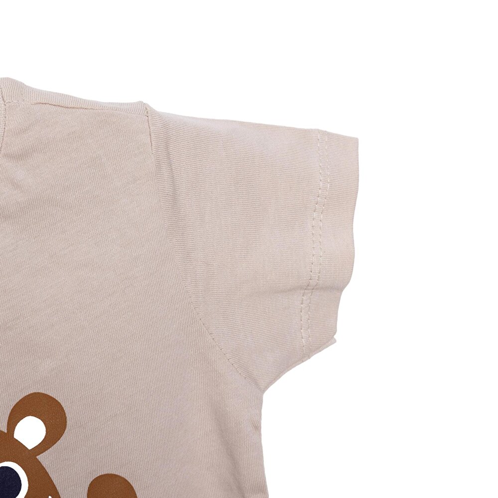 Basic Erkek Ayıcık Baskılı Tshirt Erkek Bebek