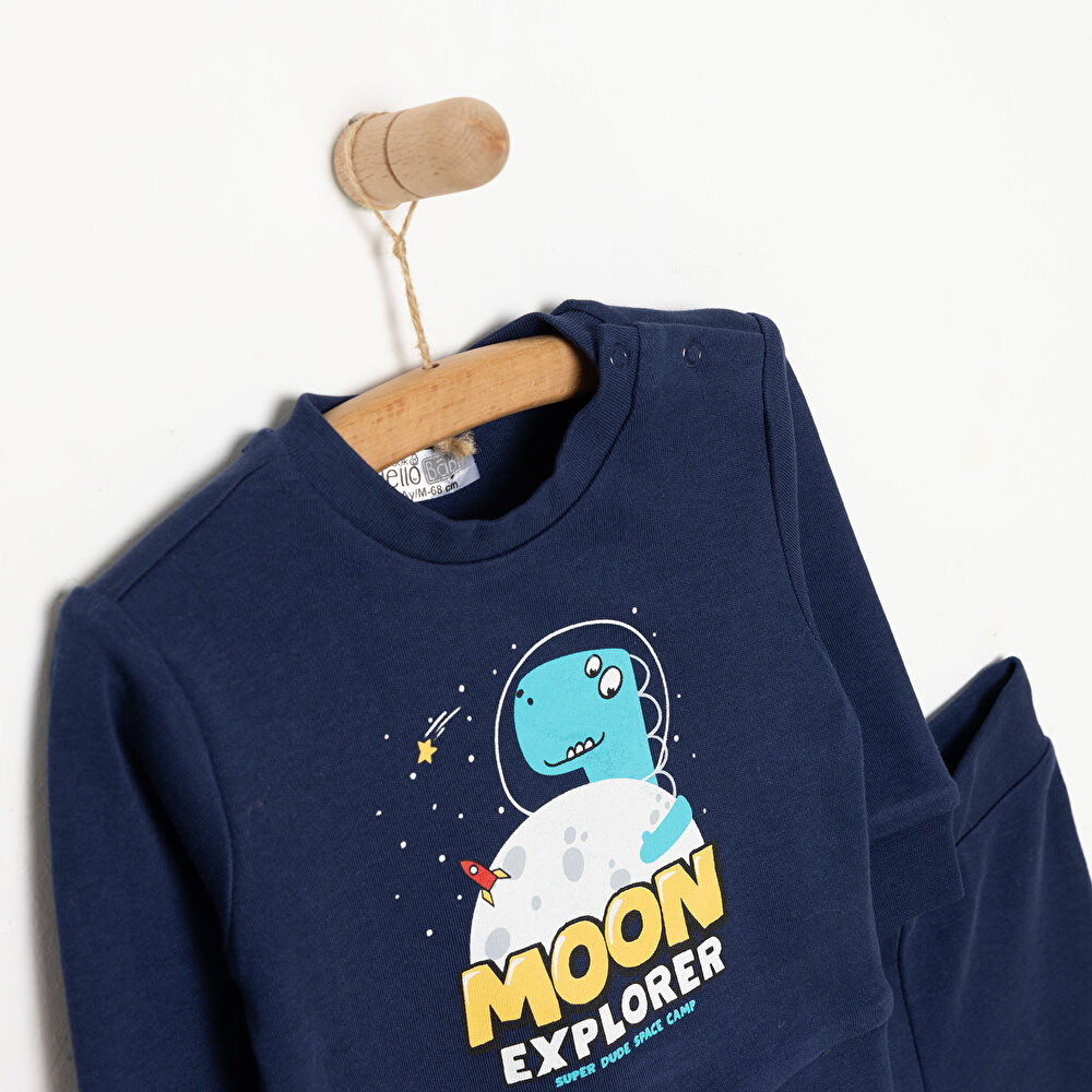 Basic Erkek Baskılı Eşofman Takımı Erkek Bebek