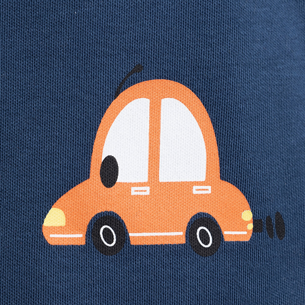 Erkek Bebek 2'li Çoraplı Pantolon İnterlok Kumaş