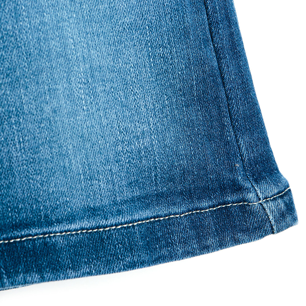 Basic Erkek Bebek Lastikli Denim Şort Erkek Bebek