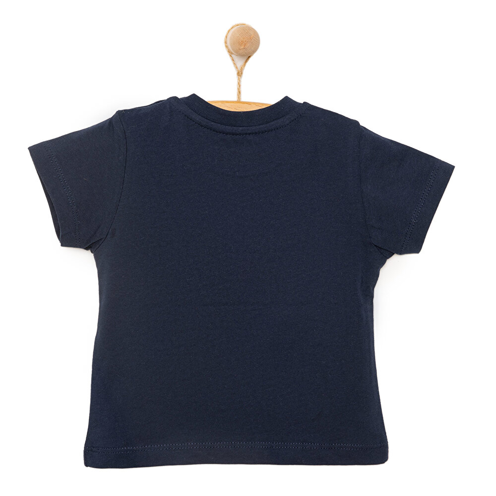 Basic Erkek Hello Balina Baskılı T-Shirt Erkek Bebek