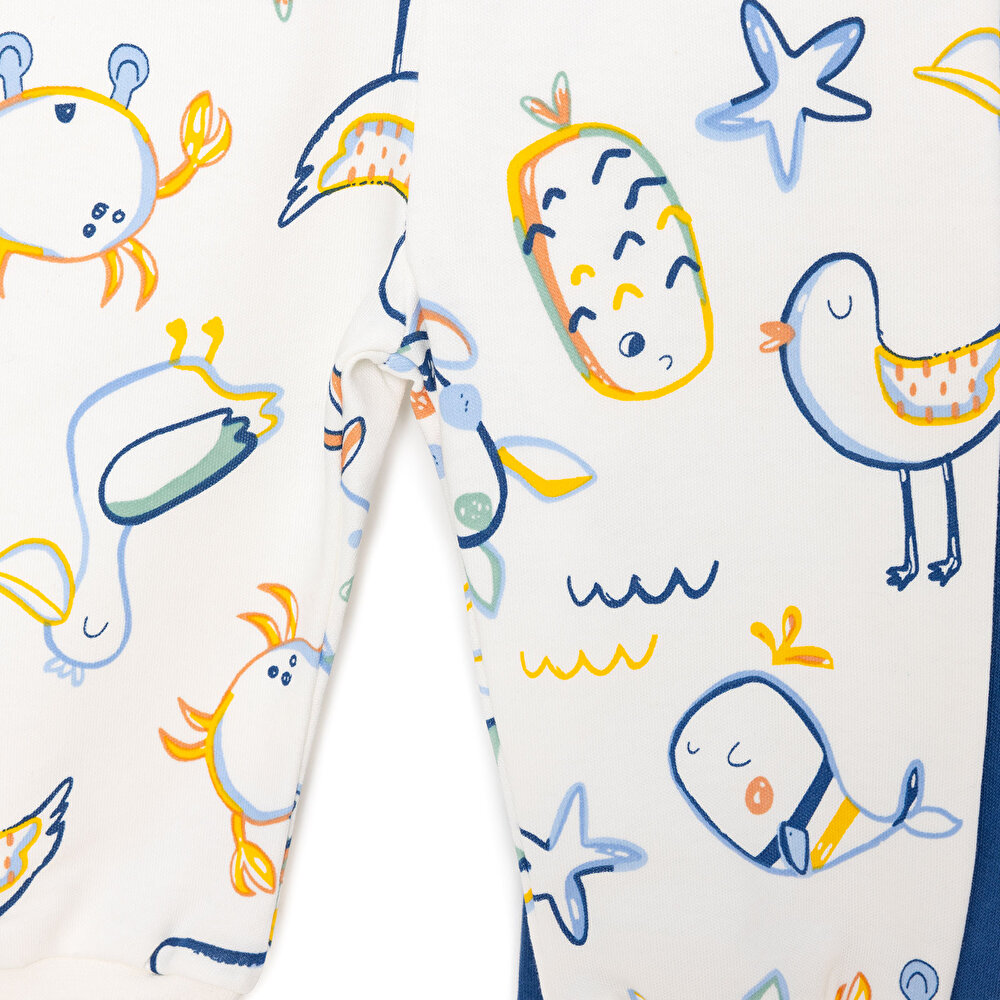 Basic Erkek Kaplumbağa Desenli 2li Patiksiz Alt Erkek Bebek