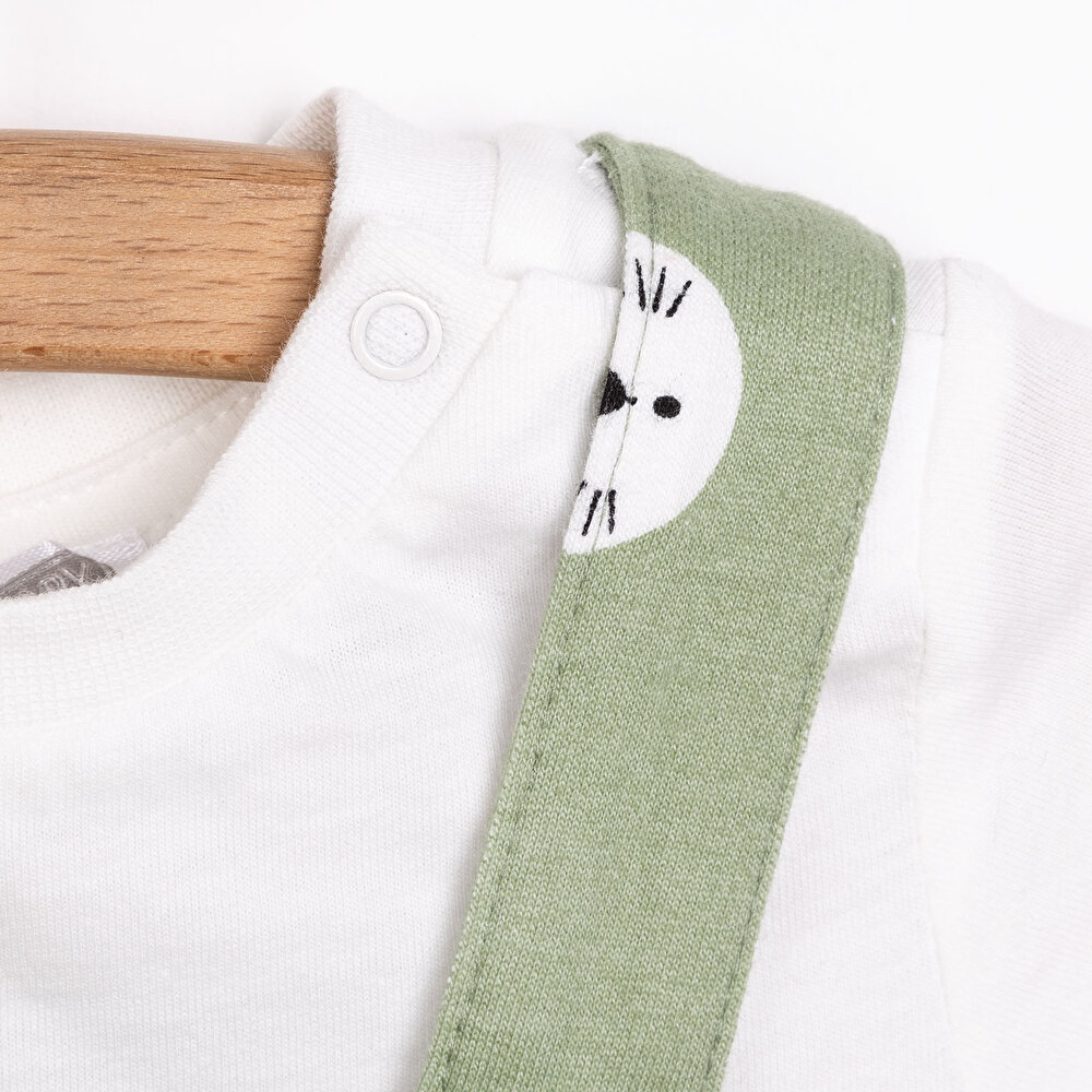 Basic Şort Salopet-Tshirt