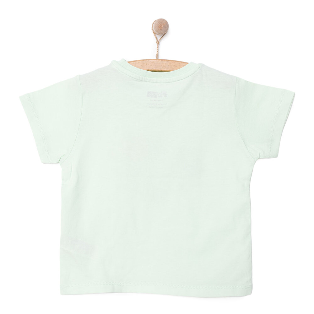 Basic Erkek Orman Hayvanları Baskılı T-Shirt Erkek Bebek