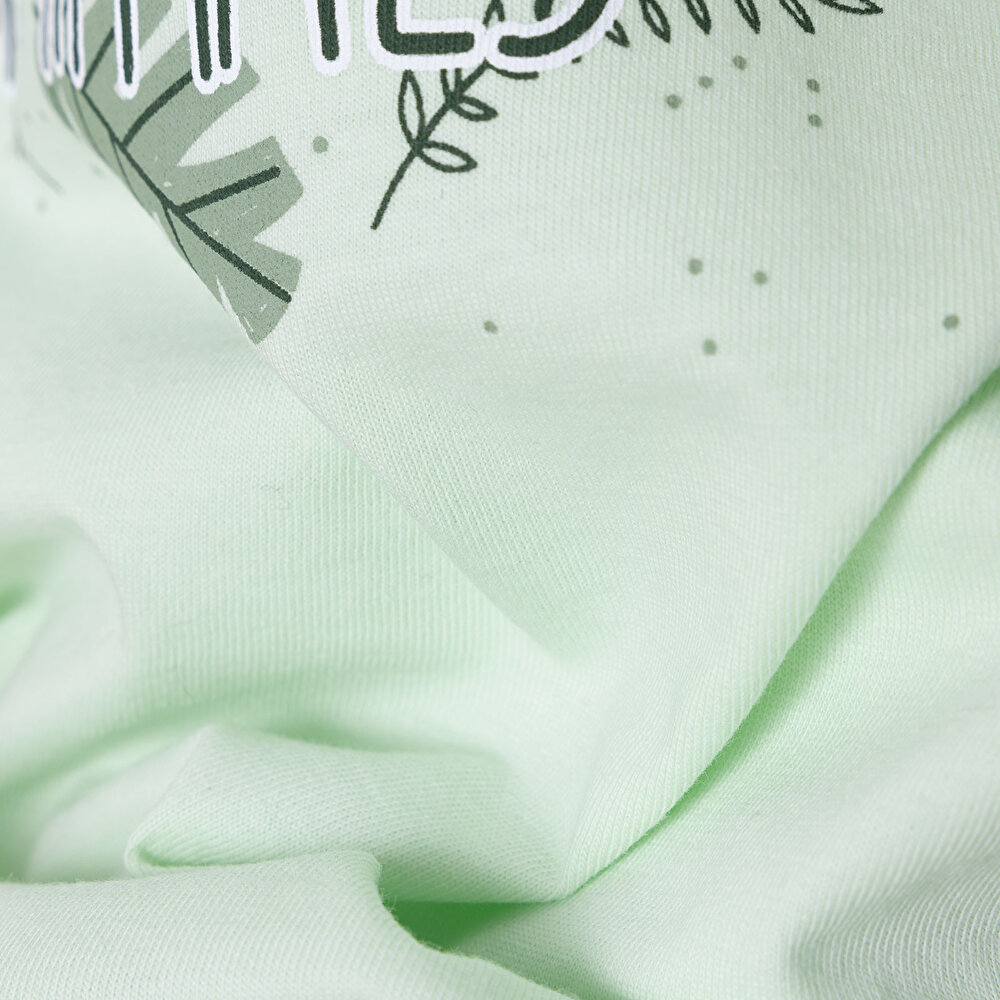 Basic Erkek Orman Hayvanları Baskılı T-Shirt Erkek Bebek