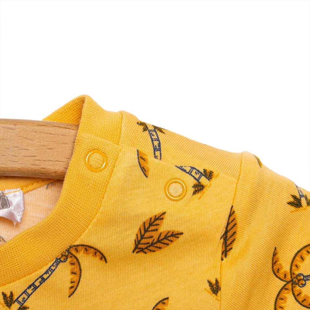 Basic Erkek Palmiye Desenli Şortlu Takım Erkek Bebek