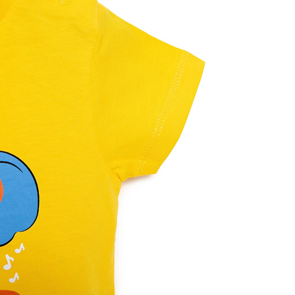 Basic Erkek Parti Fil Baskılı T-Shirt Erkek Bebek