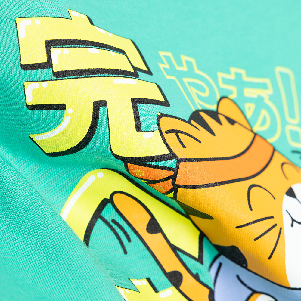 Basic Erkek Suşi Baskılı T-Shirt Erkek Bebek