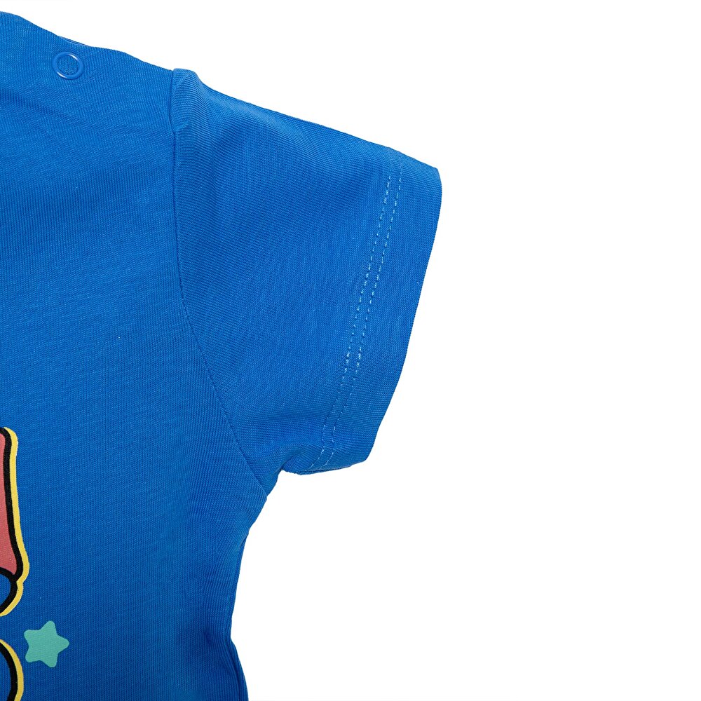 Basic Erkek Yazı Baskılı T-Shirt Erkek Bebek